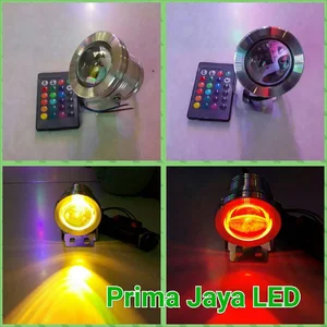 LED Kolam RGB Remote 10 Watt