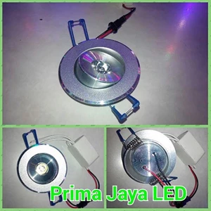 1 Watt LED bulb Ceiling Body Silver