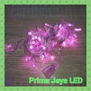 Lampu LED Twingkle Natal Pink