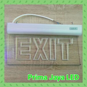 LED Exit Sign Green LED Acrylik