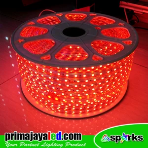Lampu LED Flexible Selang Merah