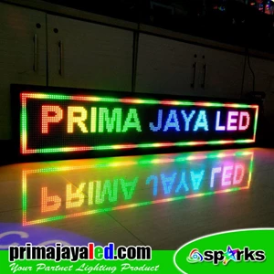 Lampu LED Running Text Sparks Full Color 201 X 37cm