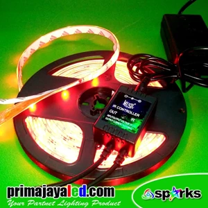 Lampu LED Flexible Strip RGB Active Sound Control