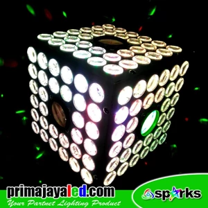 Lampu Disco Kubik Magic Ball LED