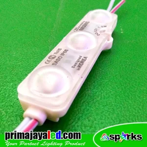 Lampu Module LED 3 Mata Hijau
