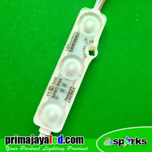 Lampu Module LED 3 Mata Hijau