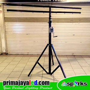 Standing 4 Meter Tripod LED Pulley