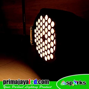 Lampu PAR LED Fresnel 54 x 3w Warm White