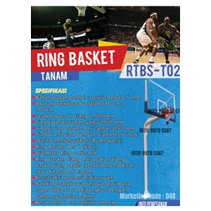 Ring Basket Tanam Rtbs-T02 Tiang Basket Tanam Akrilik