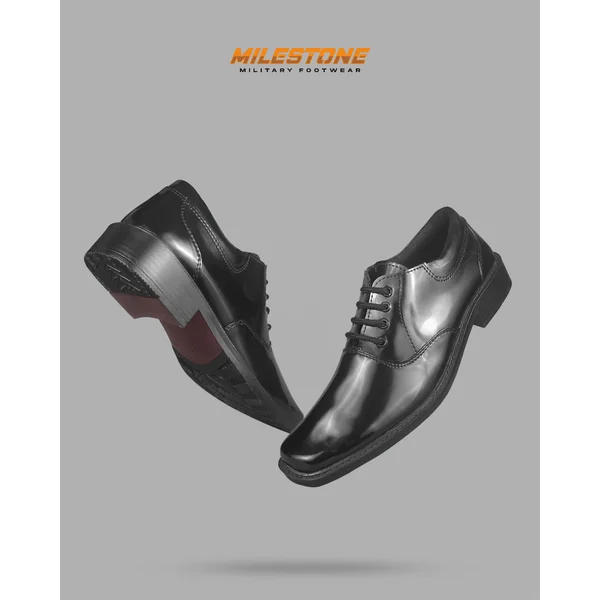 Sepatu Militer PDH Dinas Pria Model Kilap "OXYO RADIATE" Original Milestone