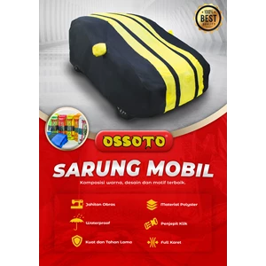 Sarung Mobil Ossoto Avanza Kuning-Hitam 