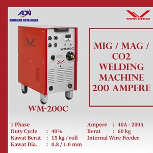 Mesin Las MIG / CO2 / MAG Automatic Weiro WM-200C