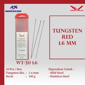 Tungsten Electrode Weiro WT-20 (Merah) Dia. 1.6mm