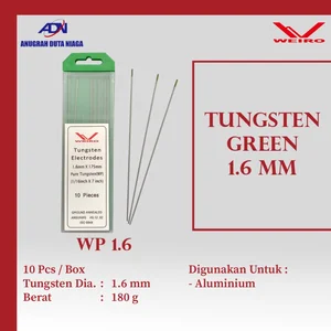 Tungsten Electrode Weiro WP (Hijau) Dia. 1.6mm