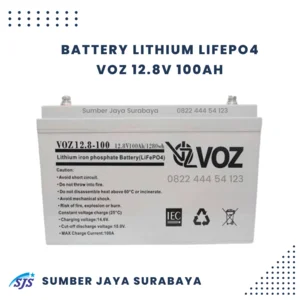 Lithium Battery VOZ 12.8V 100AH / Battery Lithium VOZ 12.8V 100Ah / Battery Lithium LiFePO4 VOZ 12V 100Ah