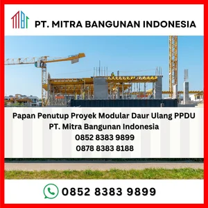 Papan Pagar Penutup Proyek PPDU PVC Hoarding Indonesia