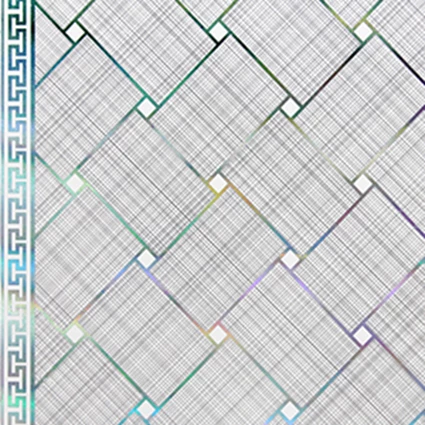Dari Shunda Plafon Pvc - Mozaic - Glowing Silver Mozaic - Kk 20071 2