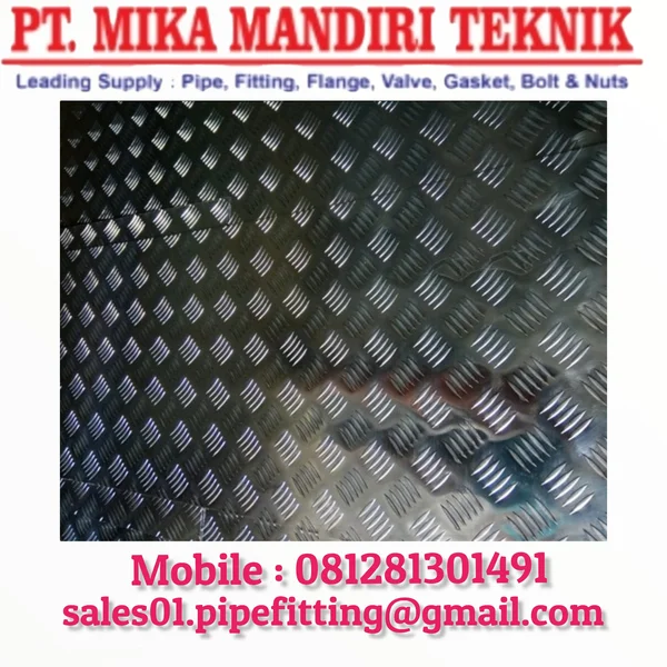 Plat Kembang Plat Aluminium Bordes