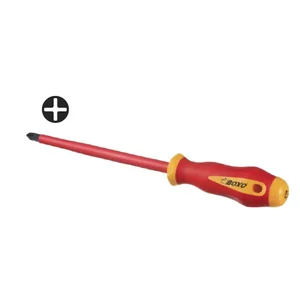 BOXO TOOLS Obeng Plus Insulated Phillip PH2x100mm (SCW1621-02100V-H)