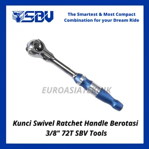 SBV TOOLS 3/8" Rotating Swivel Ratchet Handle 72T (SBV-52252)