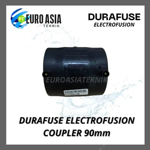 DURAFUSE Fitting Electrofusion Black PE100 39_5V Coupler D90mm - 40100313