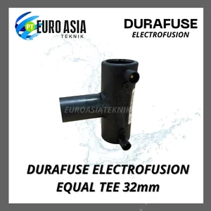 DURAFUSE Fitting Electrofusion Black PE100 39_5V Electrofusion Equal Tee D32mm - 40408308