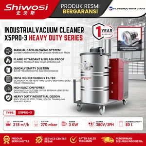 Shiwosi X5PRO-3 Heavy Duty Industrial Vacuum Cleaner