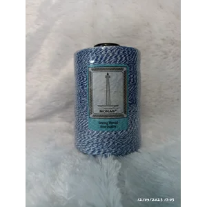 Benang Jahit Karung Polyester Merk Monas Mambo Biru 150gr