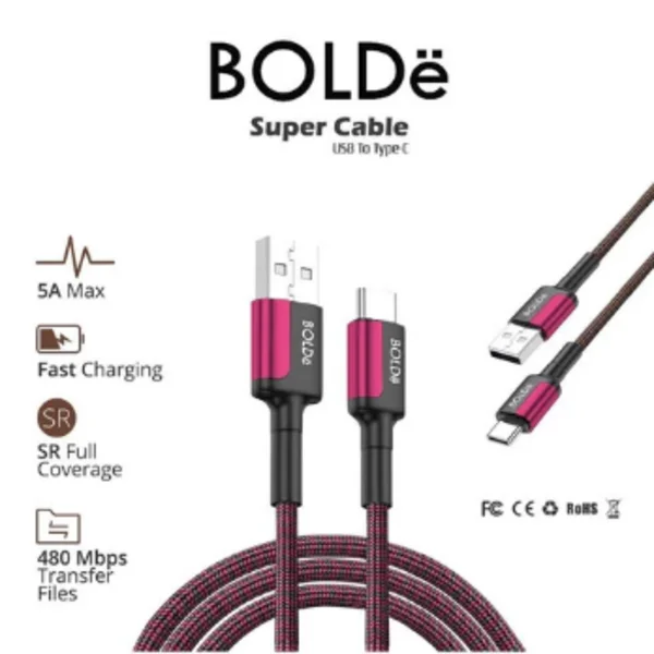 Bolde Super Cable Usb To Usb C