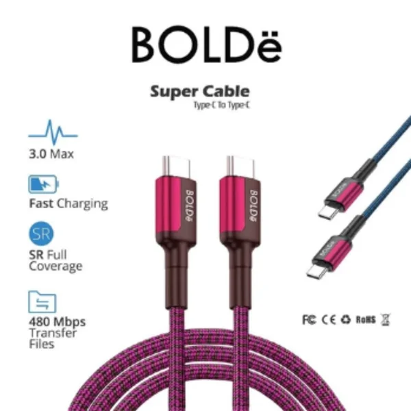 Bolde Super Cable Usb C To Usb C