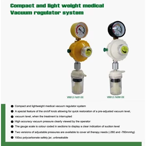 Compact & Light Weight Medical Vacuum Regulator System 