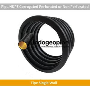Pipa HDPE Perforated Indogeopipe Size 100 mm