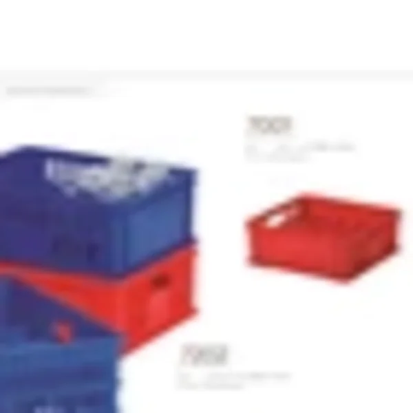 Container Plastik Keranjang Krat Gelas Merk Rabbit Isi 25 Warna Biru