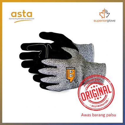 From Safety Glove Tenactiv™ Cut-Resistant  Anti-Vibration Gloves Made With Micropore Nitrile Grip Stagpnvpi 0