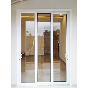 Sliding uPVC door 3 leaves left right right left back and forth