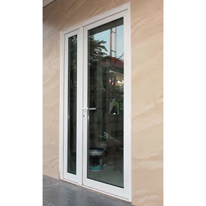 uPVC door 1 Swing Leaf with 1 partition using glass