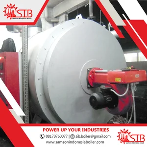 Thermal Oil Heater Horizontal STOH Series 3000000 Kcal jam Solar Hot Oil Heater Model Tidur 200 sampai 320 derajat Full Package Instalasi Commissioning Perizinan Area Tangerang Selatan Jakarta Barat