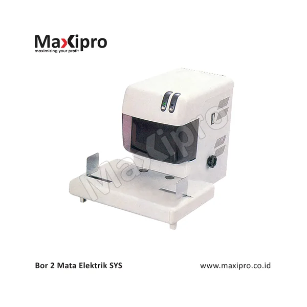 Mesin Bor 2 Mata Elektrik Sys - Pemotong Kertas