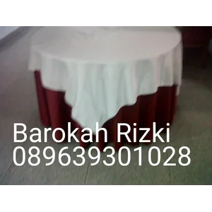 Taplak Meja untuk event  miring