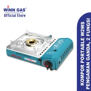 Winn Gas Kompor Portable W2ws Double Safety 2 Fungsi - Biru 