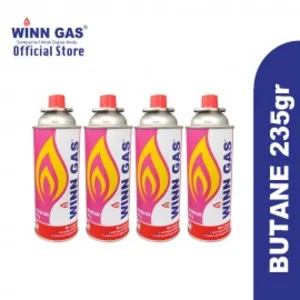 Winn Gas Portable Butane Can 4Pcs
