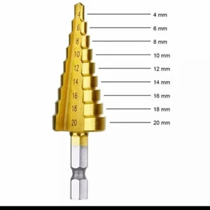 Mata Bor Step OEM Model Pagoda Step Drill 10mm