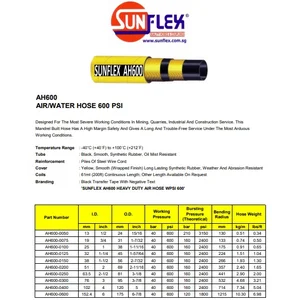 Air/Water Hose 600 Psi 