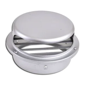Vent Cap Alumunium Type Topi Datar
