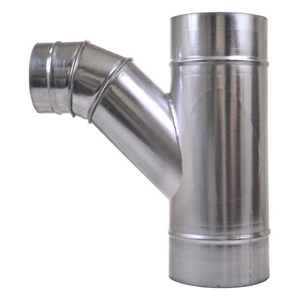 Teeway 90 / Square Duct/ Duct Exhaust/ Duct Neck Steel
