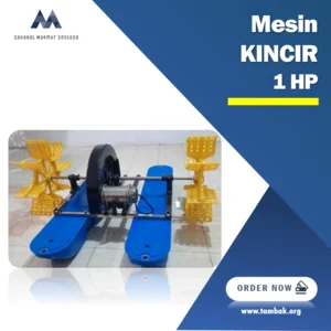 kincir air tambak udang non gear 1 HP