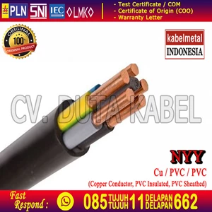Kabel Listrik Nyy 5X4 Mm2 Kabel Metal Kmi 