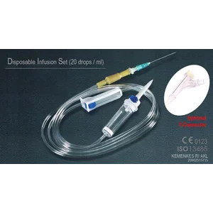 Gidcare - Disposable Infusion / Alat Suntik Infus Y-Connector Set (20 Drops / Ml) 