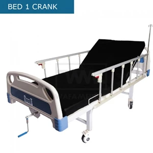 Ranjang Bed Pasien 1 Crank Manual Abs