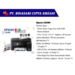  Printer Multifungsi  Epson L5190